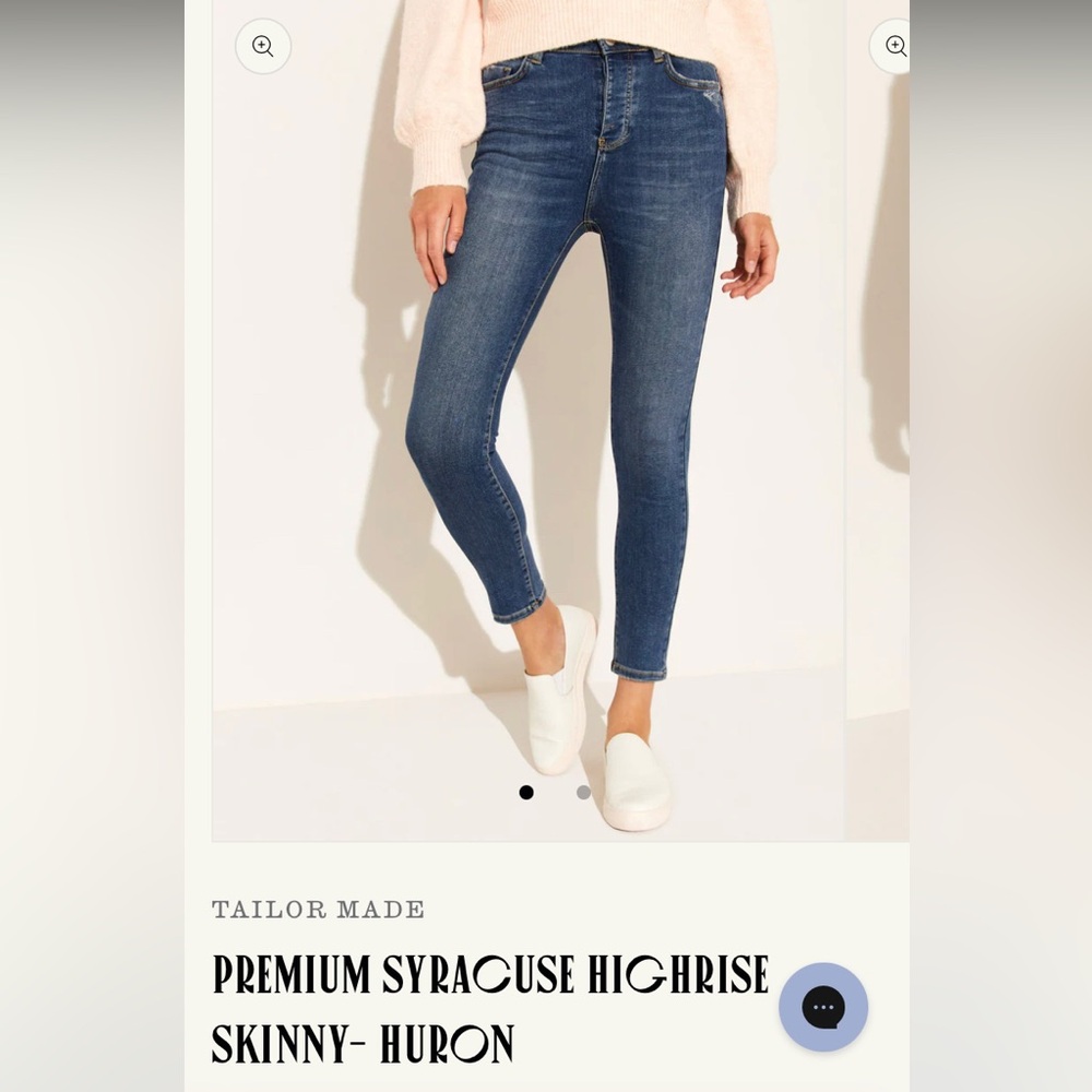 Tailor Made high rise skinny jeans